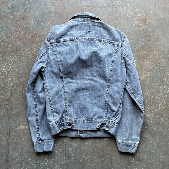 VTG Levi's Orange Tab Denim Trucker Jacket Gray Wash Women's Medium - Picture 4 of 6